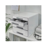 Fichero cajones de sobremesa leitz wow desk cube 2 cajones grandes y 2 pequeños color blanco/gris