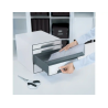 Fichero cajones de sobremesa leitz wow desk cube 2 cajones grandes y 2 pequeños color blanco/gris