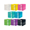 Fichero cajones de sobremesa leitz click&store 4 cajones color negro 290x283x360 mm