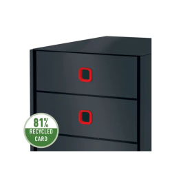 Fichero cajones de sobremesa leitz click&store 3 cajones color gris 290x283x360 mm