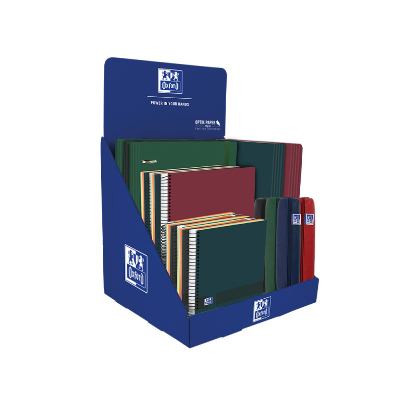 Expositor de sobremesa cuadernos espiral oxford & you 30 unidades surtidas