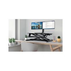 Brazo kensington smartfit space saving ajustable altura para dos monitores hasta 27/'