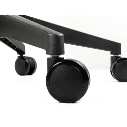 Silla q-connect oficina alba malla base metalica alt max 1110 anc 610 prof 580 ruedas premium color negro