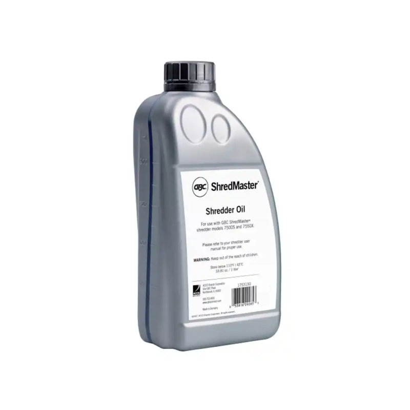 Aceite lubricante rexel para destructora de documentos serie 7000 bote de 1 l