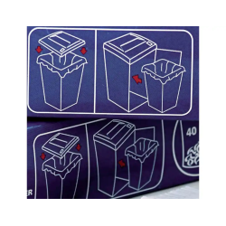 Bolsa de residuos rexel reciclable para destructora as 100 115 l pack de 100 unidades