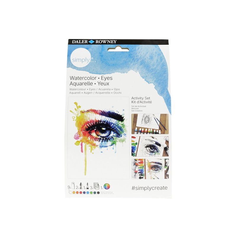 Set acuarela daler rowney simply activity