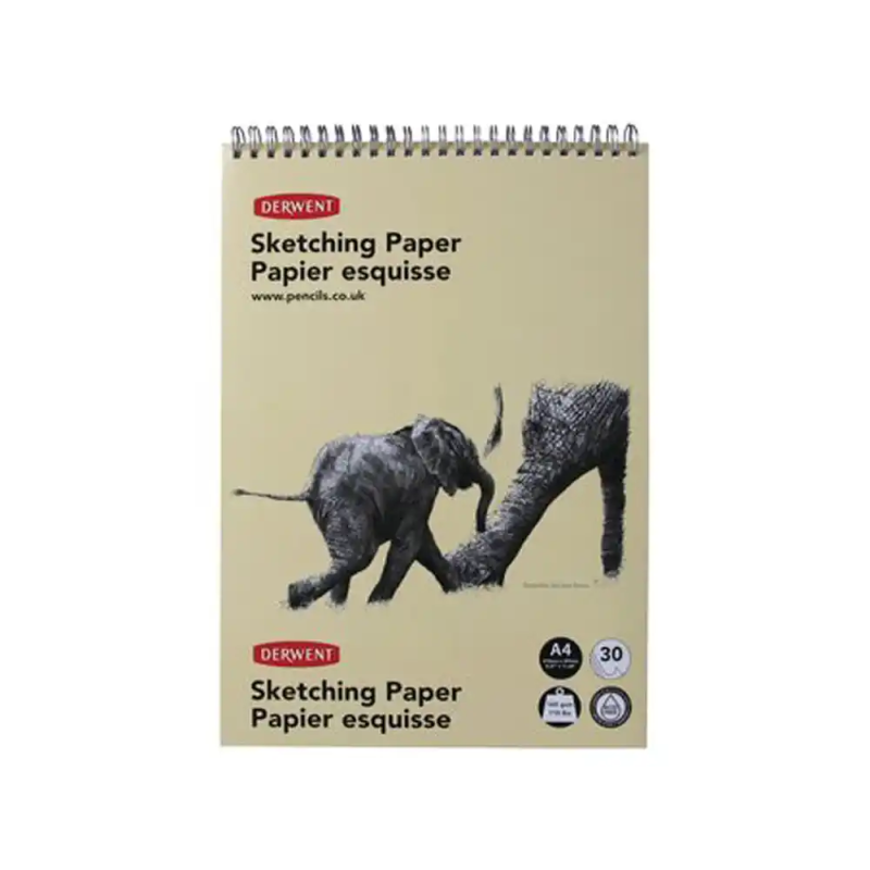 Bloc de dibujo esbozo derwent din a4 30 hojas 165g/m2