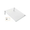 Bloc de escritura nobo acrilico inclinado din a4 transparente 210x205x297 mm