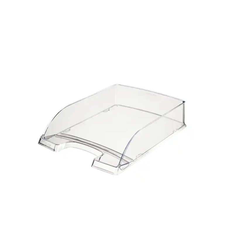 Bandeja sobremesa plastico leitz plus standard color cristal 255x357x70 mm