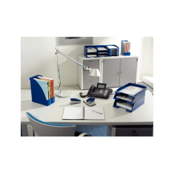 Bandeja sobremesa leitz plus slim transparente 255x35x357 mm