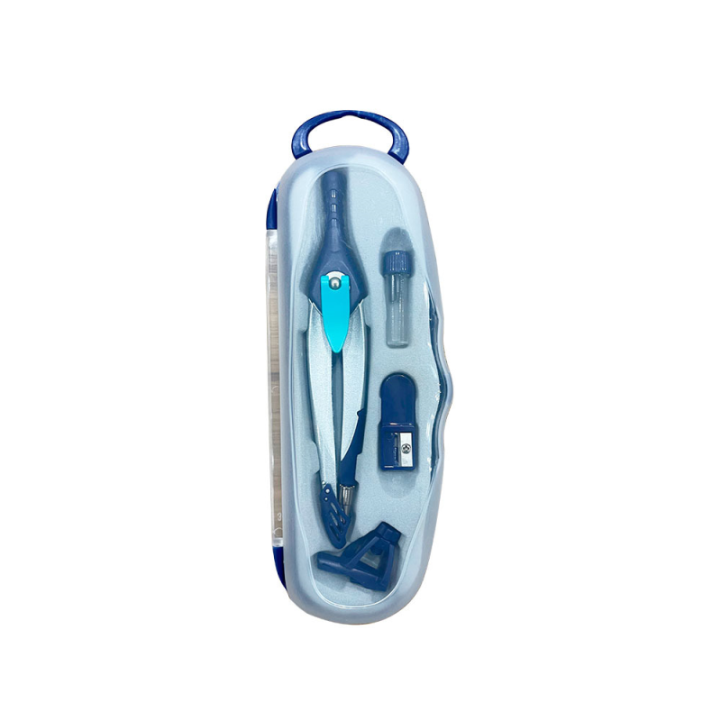 Compas liderpapel lock device con adaptador universal y tubo de minas color azul oscuro