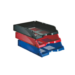 Bandeja sobremesa plastico esselte transit color azul 260x336x76 mm