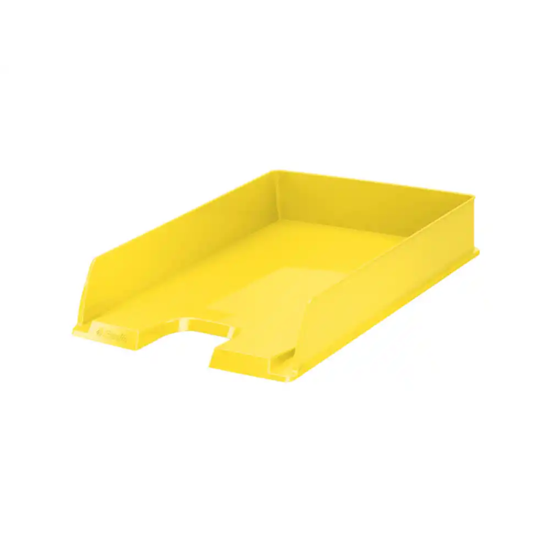 Bandeja sobremesa plastico esselte vivida color amarillo 254x350x61 mm