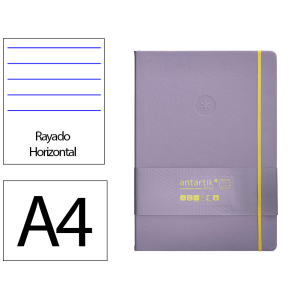 Cuaderno con gomilla...