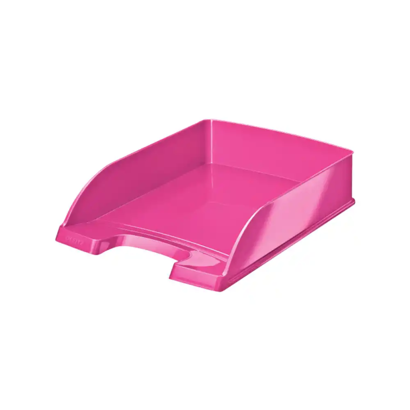 Bandeja sobremesa plastico leitz wow color fucsia 255x357x70 mm