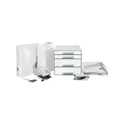 Bandeja sobremesa plastico leitz wow color blanco 255x357x70 mm