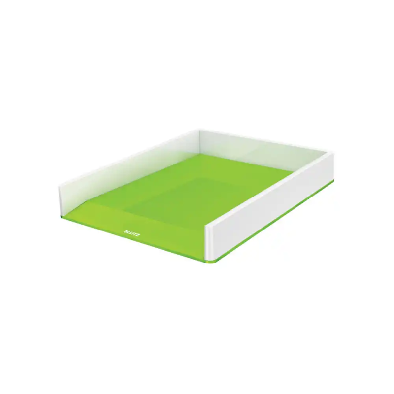 Bandeja sobremesa plastico leitz wow dual blanco/verde 267x49x336 mm