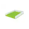 Bandeja sobremesa plastico leitz wow dual blanco/verde 267x49x336 mm