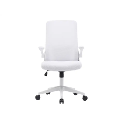 Silla q-connect oficina alba malla base metalica alt max 1110 anc 610 prof 580 ruedas premium color blanco