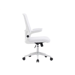 Silla q-connect oficina alba malla base metalica alt max 1110 anc 610 prof 580 ruedas premium color blanco