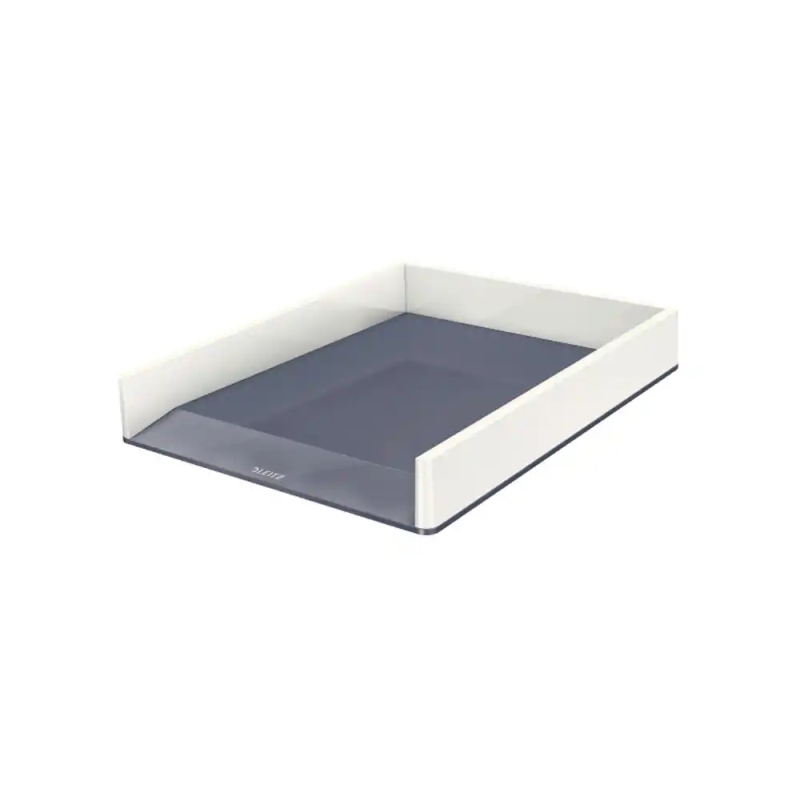 Bandeja sobremesa plastico leitz wow dual blanco/gris 267x49x336 mm