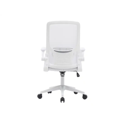 Silla q-connect oficina alba malla base metalica alt max 1110 anc 610 prof 580 ruedas premium color blanco