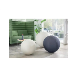 Balon de asiento leitz active 55 cm antideslizante color gris oscuro