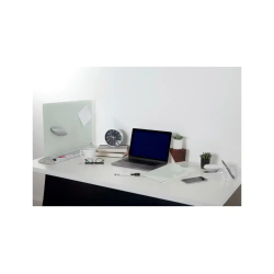 Atril sobremesa nobo pizarra cristal borrado en seco color blanco 216x297 mm