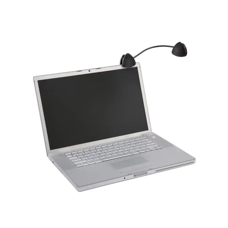 Atril para ordenador kensington flexible con clip color negro 132x35x21 mm