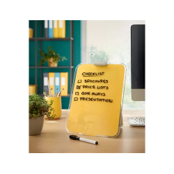 Atril sobremesa leitz cristal cosy color amarillo 216x30x297 mm