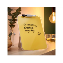 Atril sobremesa leitz cristal cosy color amarillo 216x30x297 mm