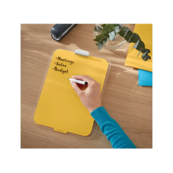 Atril sobremesa leitz cristal cosy color amarillo 216x30x297 mm