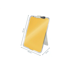 Atril sobremesa leitz cristal cosy color amarillo 216x30x297 mm