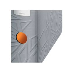 Archivador de palanca leitz active urban chic polyfoam 180 din a4 lomo 82 mm color gris