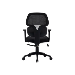 Silla q-connect oficina ancona malla base metalica alt max 1110 anc 660 prof 590 ruedas premium color negro