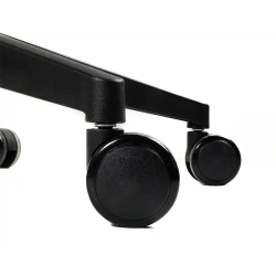 Silla q-connect oficina ancona malla base metalica alt max 1110 anc 660 prof 590 ruedas premium color negro