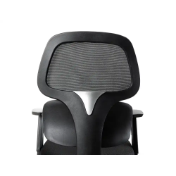 Silla q-connect oficina ancona malla base metalica alt max 1110 anc 660 prof 590 ruedas premium color negro