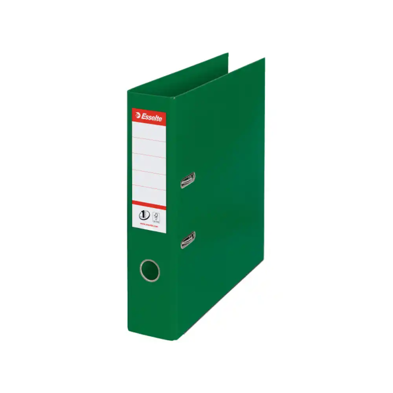 Archivador de palanca esselte n 1 carton forrado din a4 lomo 75 mm color verde