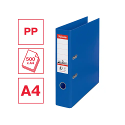 Archivador de palanca esselte n 1 carton forrado din a4 lomo 75 mm color azul