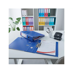 Archivador de palanca esselte n 1 carton forrado din a4 lomo 75 mm color azul