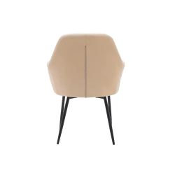 Silla q-connect confidente siemione base metalica alt max 820 anc 570 prof 580 color marron arena