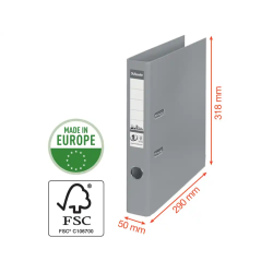 Archivador de palanca esselte n 1 carton forrado din a4 lomo 50 mm color negro