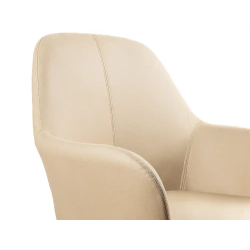 Silla q-connect confidente siemione base metalica alt max 820 anc 570 prof 580 color marron arena