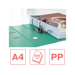 Archivador de palanca esselte colour breeze n 1 polipropileno din a4 lomo 75 mm color verde