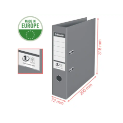 Archivador de palanca esselte colour breeze n 1 polipropileno din a4 lomo 75 mm color verde