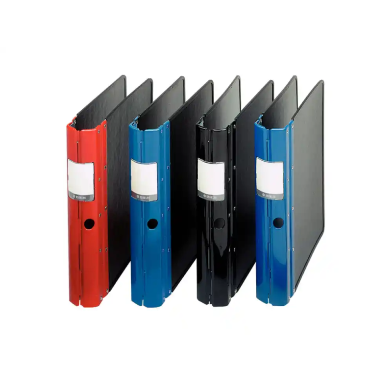 Archivador de palanca esselte agrippa carton rigido din a4 lomo metalico 50 mm color negro