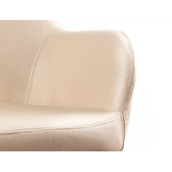 Silla q-connect confidente siemione base metalica alt max 820 anc 570 prof 580 color marron arena