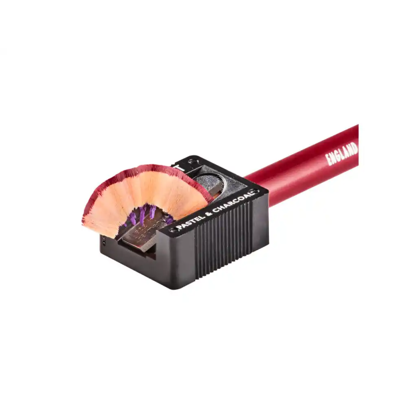 Sacapuntas derwent plastico 1 uso para lapices pastel y charcoal