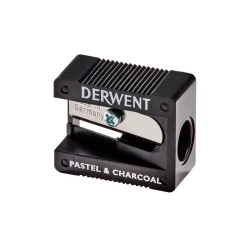 Sacapuntas derwent plastico 1 uso para lapices pastel y charcoal