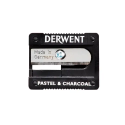 Sacapuntas derwent plastico 1 uso para lapices pastel y charcoal